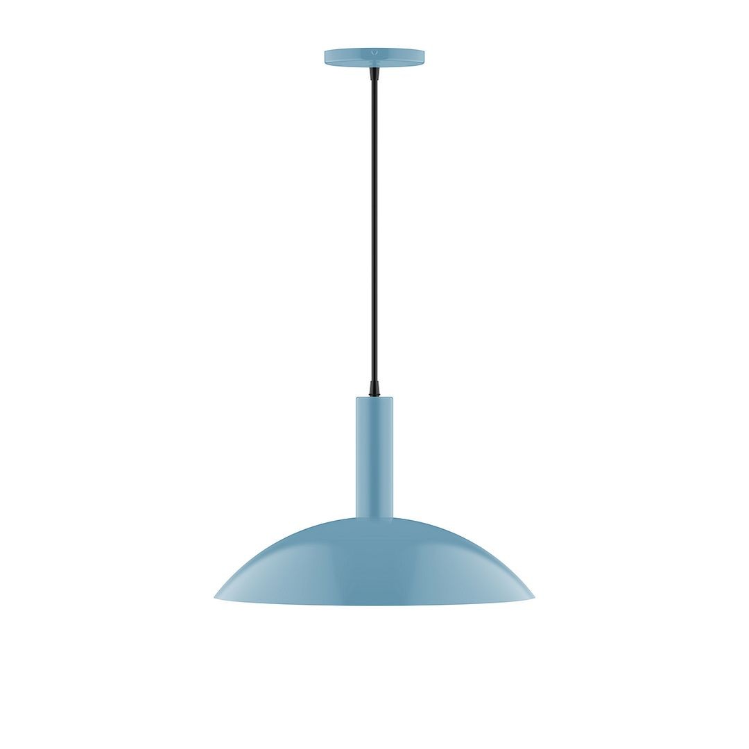 Montclair Light Works - PEBX476-54-C01 - Two Light Pendant - Stack - Light Blue