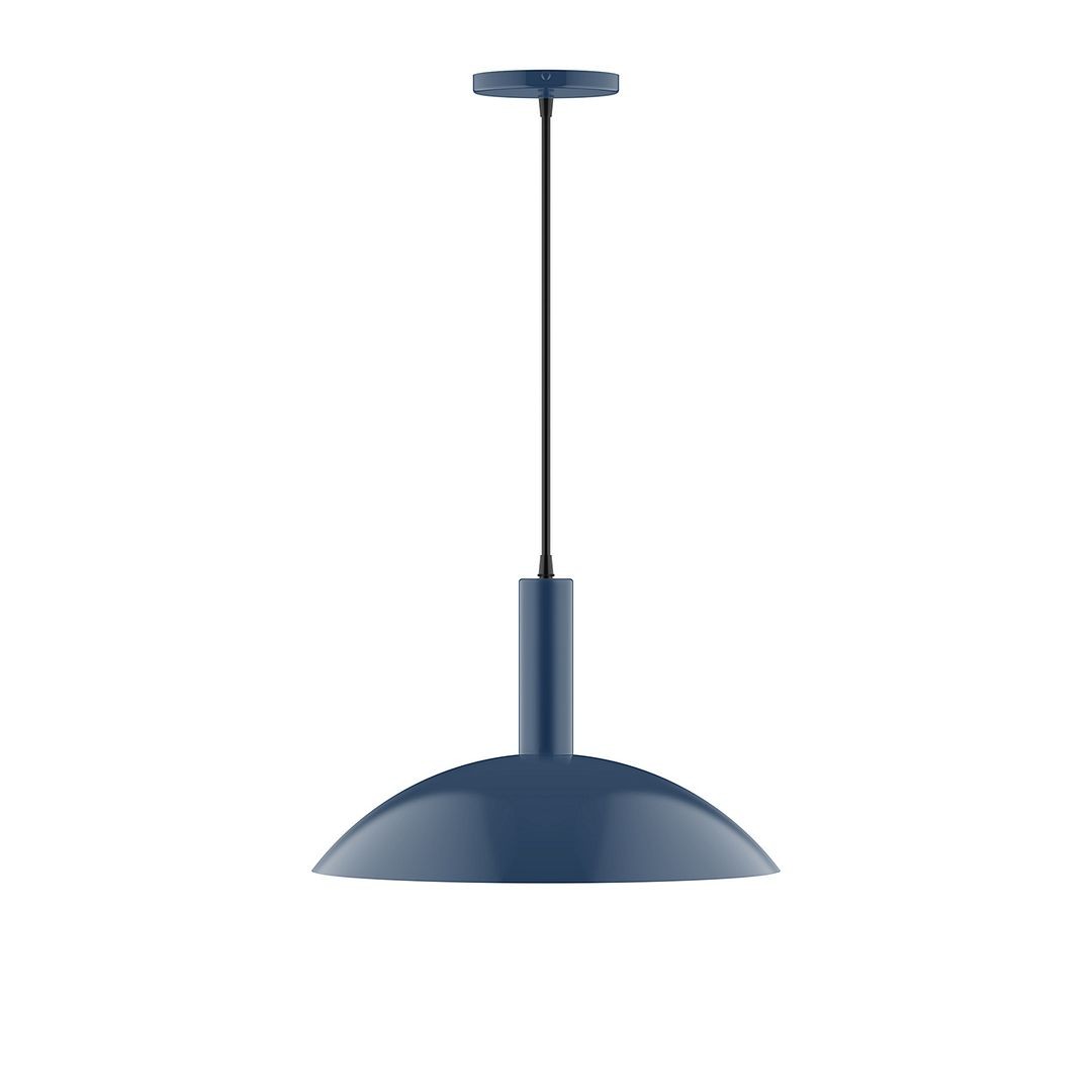 Montclair Light Works - PEBX476-50-C21 - Two Light Pendant - Stack - Navy