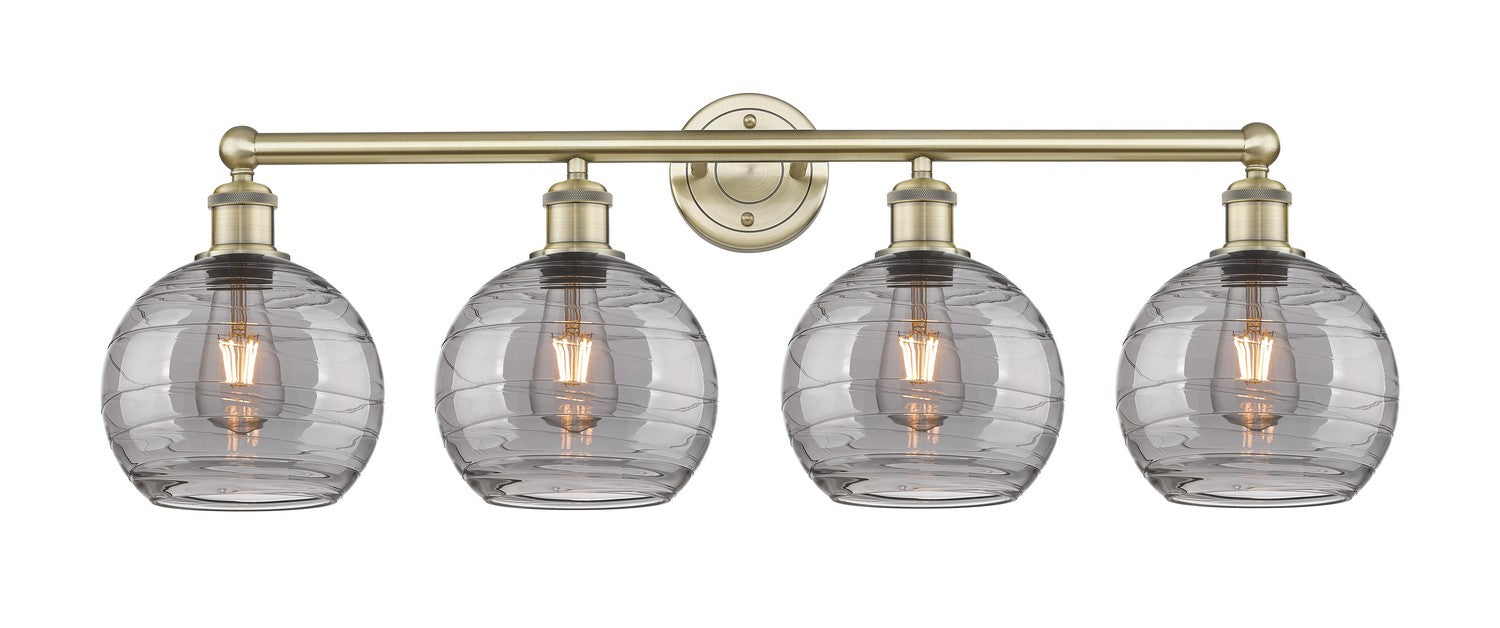 Innovations - 616-4W-AB-G1213-8SM - Four Light Bath Vanity - Edison - Antique Brass