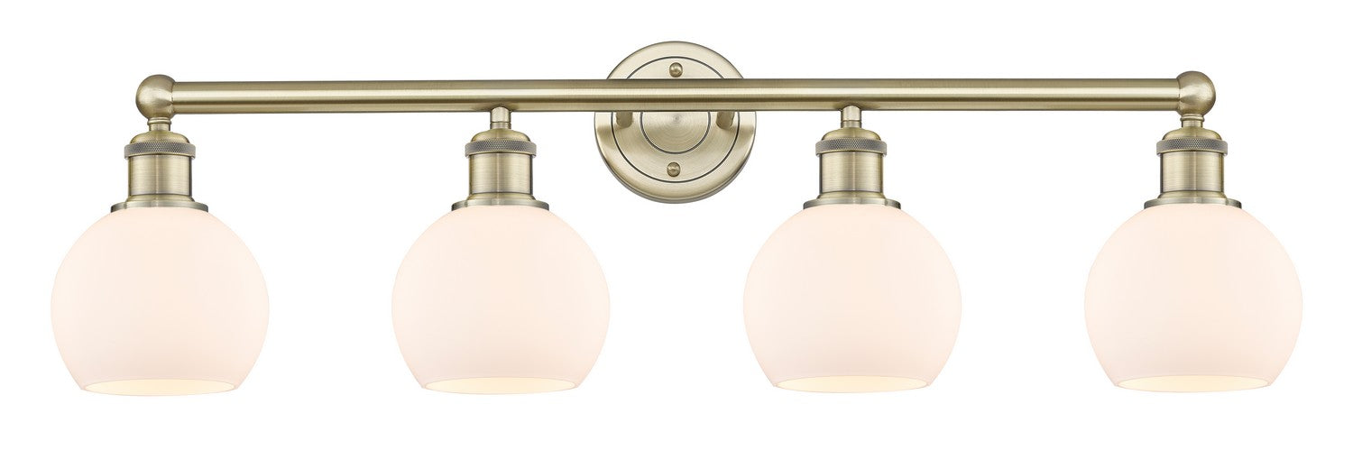 Innovations - 616-4W-AB-G121-6 - Four Light Bath Vanity - Edison - Antique Brass