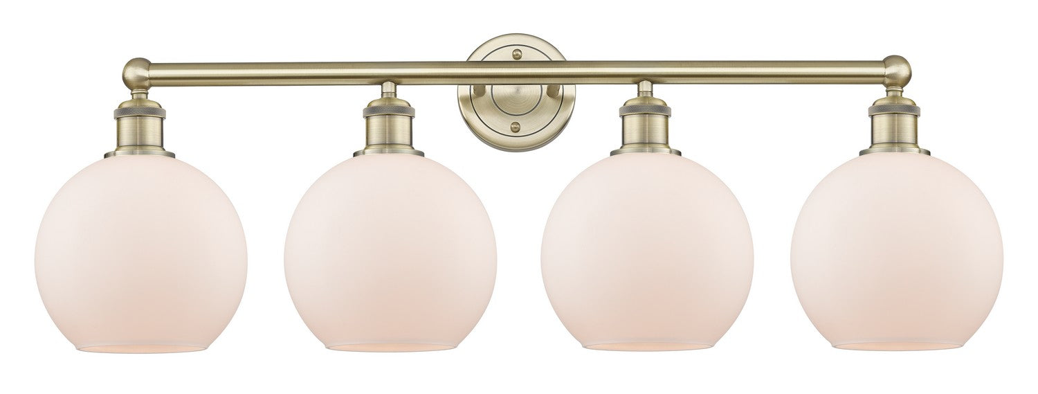 Innovations - 616-4W-AB-G121-8 - Four Light Bath Vanity - Edison - Antique Brass