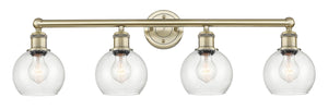 Innovations - 616-4W-AB-G124-6 - Four Light Bath Vanity - Edison - Antique Brass