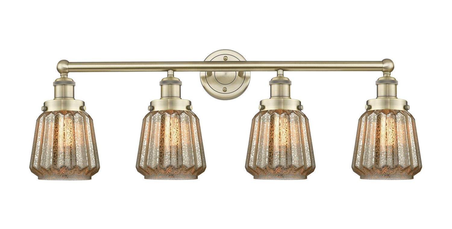 Innovations - 616-4W-AB-G146 - Four Light Bath Vanity - Edison - Antique Brass