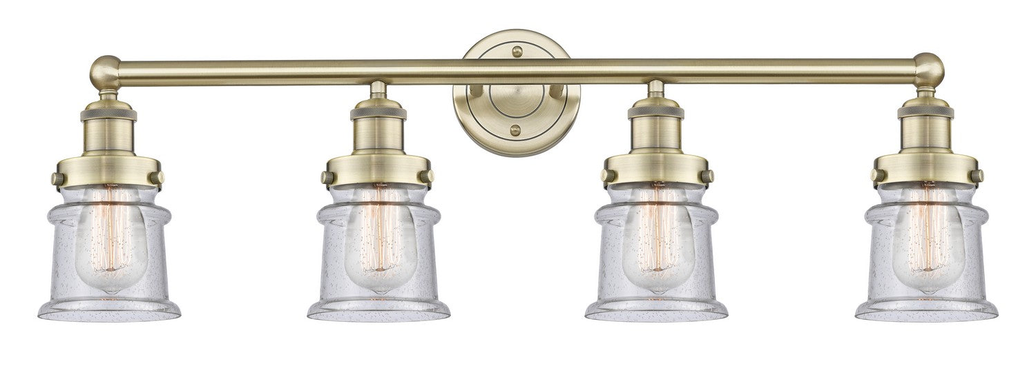 Innovations - 616-4W-AB-G184S - Four Light Bath Vanity - Edison - Antique Brass