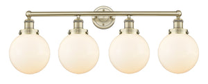 Innovations - 616-4W-AB-G201-8 - Four Light Bath Vanity - Edison - Antique Brass