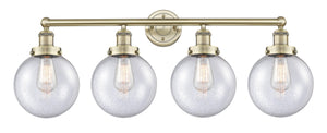 Innovations - 616-4W-AB-G204-8 - Four Light Bath Vanity - Edison - Antique Brass