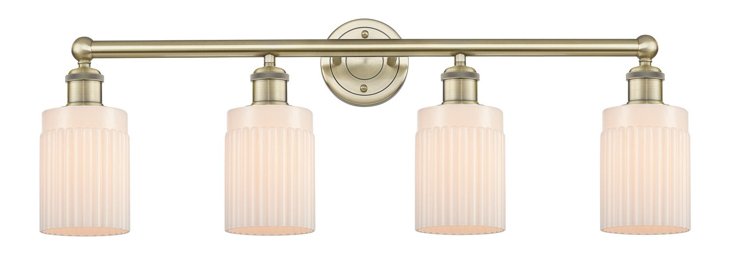 Innovations - 616-4W-AB-G341 - Four Light Bath Vanity - Edison - Antique Brass