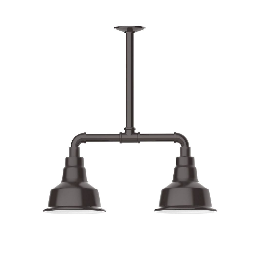 Montclair Light Works - MSB180-51-T24-G05 - Two Light Pendant - Warehouse - Architectural Bronze