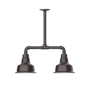 Montclair Light Works - MSB180-51-T24-G06 - Two Light Pendant - Warehouse - Architectural Bronze