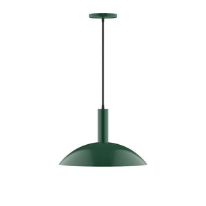 Montclair Light Works - PEBX476-42-C23 - Two Light Pendant - Stack - Forest Green