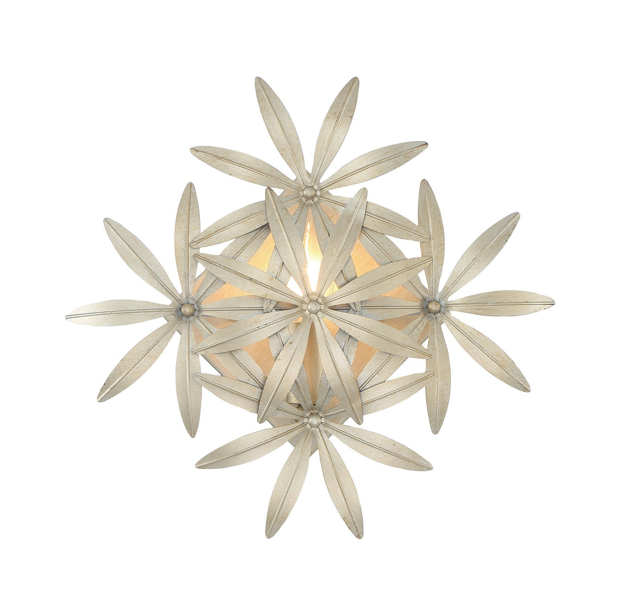 Minka-Lavery - 2141-735 - One Light Wall Sconce - Flower Child - Ambry Gold