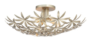 Minka-Lavery - 2144-735 - Four Light Flush Mount - Flower Child - Ambry Gold