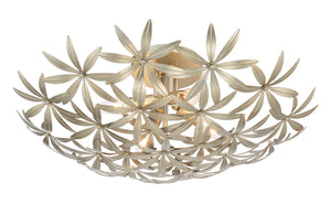 Minka-Lavery - 2144-735 - Four Light Flush Mount - Flower Child - Ambry Gold
