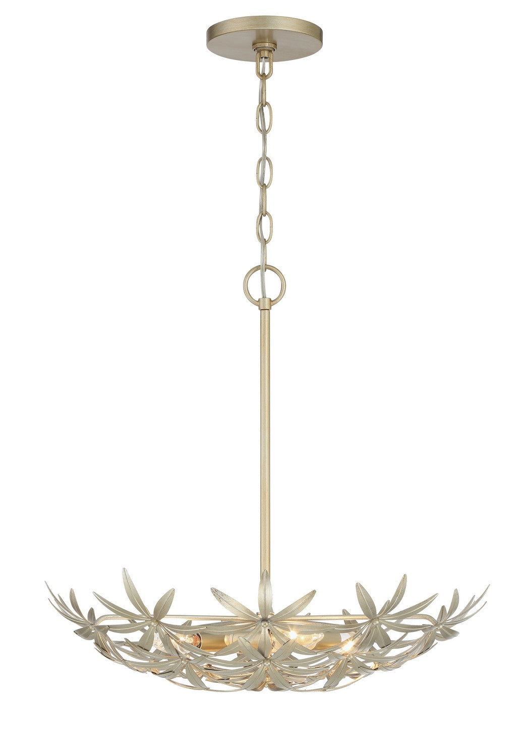 Minka-Lavery - 2146-735 - Four Light Pendant - Flower Child - Ambry Gold