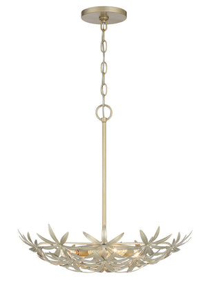 Minka-Lavery - 2146-735 - Four Light Pendant - Flower Child - Ambry Gold