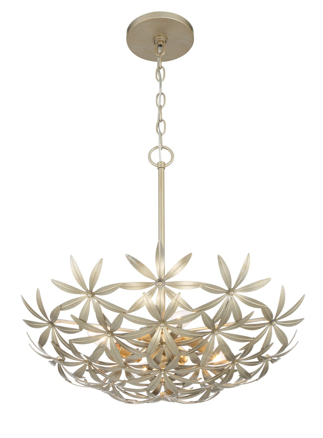 Minka-Lavery - 2146-735 - Four Light Pendant - Flower Child - Ambry Gold