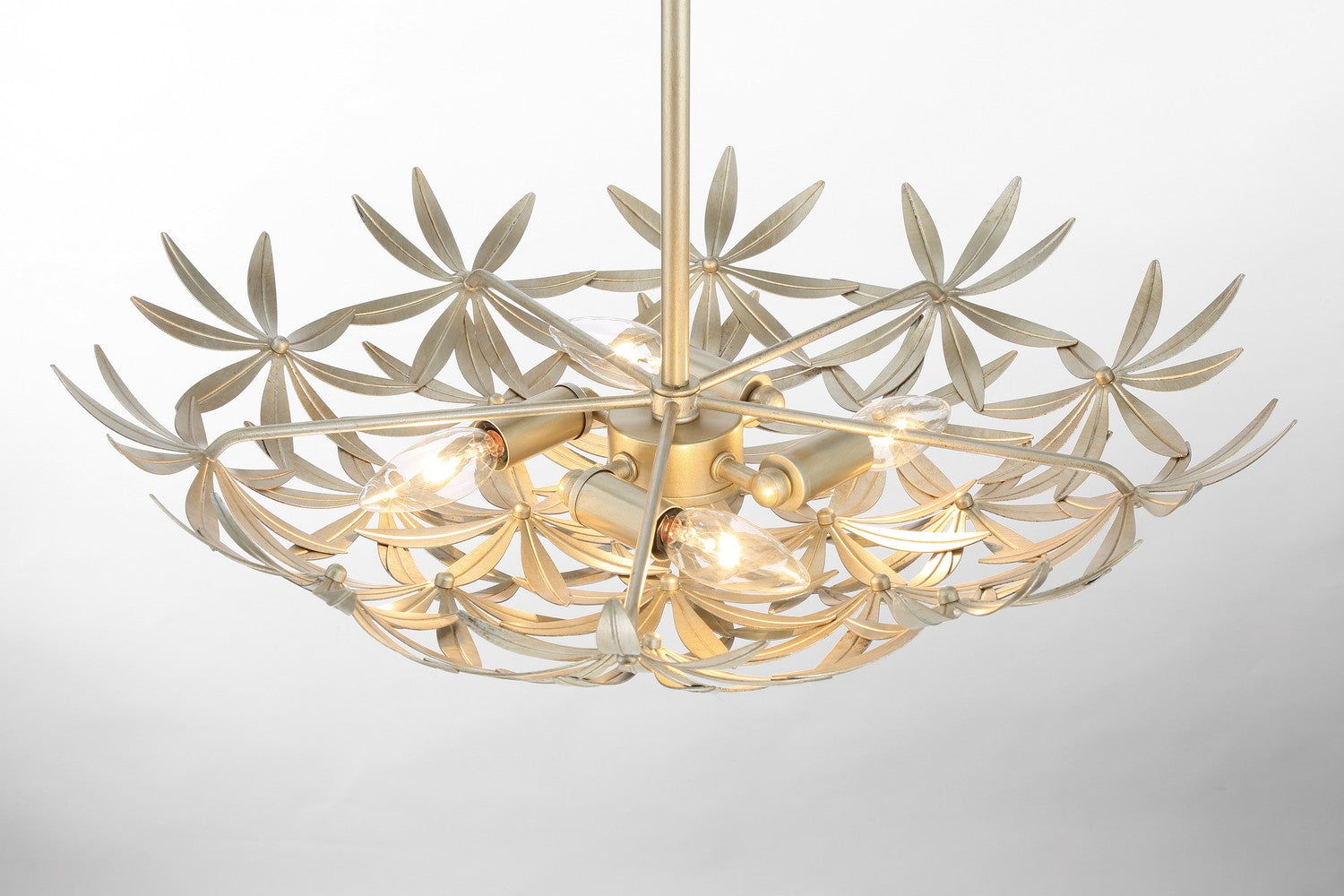 Minka-Lavery - 2146-735 - Four Light Pendant - Flower Child - Ambry Gold