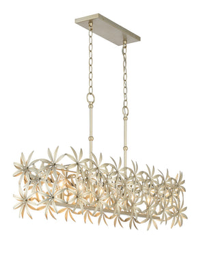 Minka-Lavery - 2147-735 - Six Light Island Pendant - Flower Child - Ambry Gold