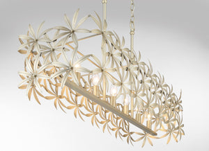 Minka-Lavery - 2147-735 - Six Light Island Pendant - Flower Child - Ambry Gold