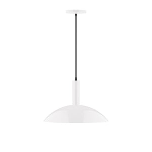 Montclair Light Works - PEBX476-44-C01 - Two Light Pendant - Stack - White