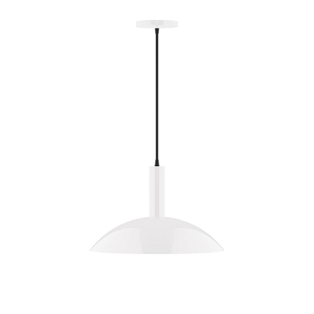 Montclair Light Works - PEBX476-44-C02 - Two Light Pendant - Stack - White