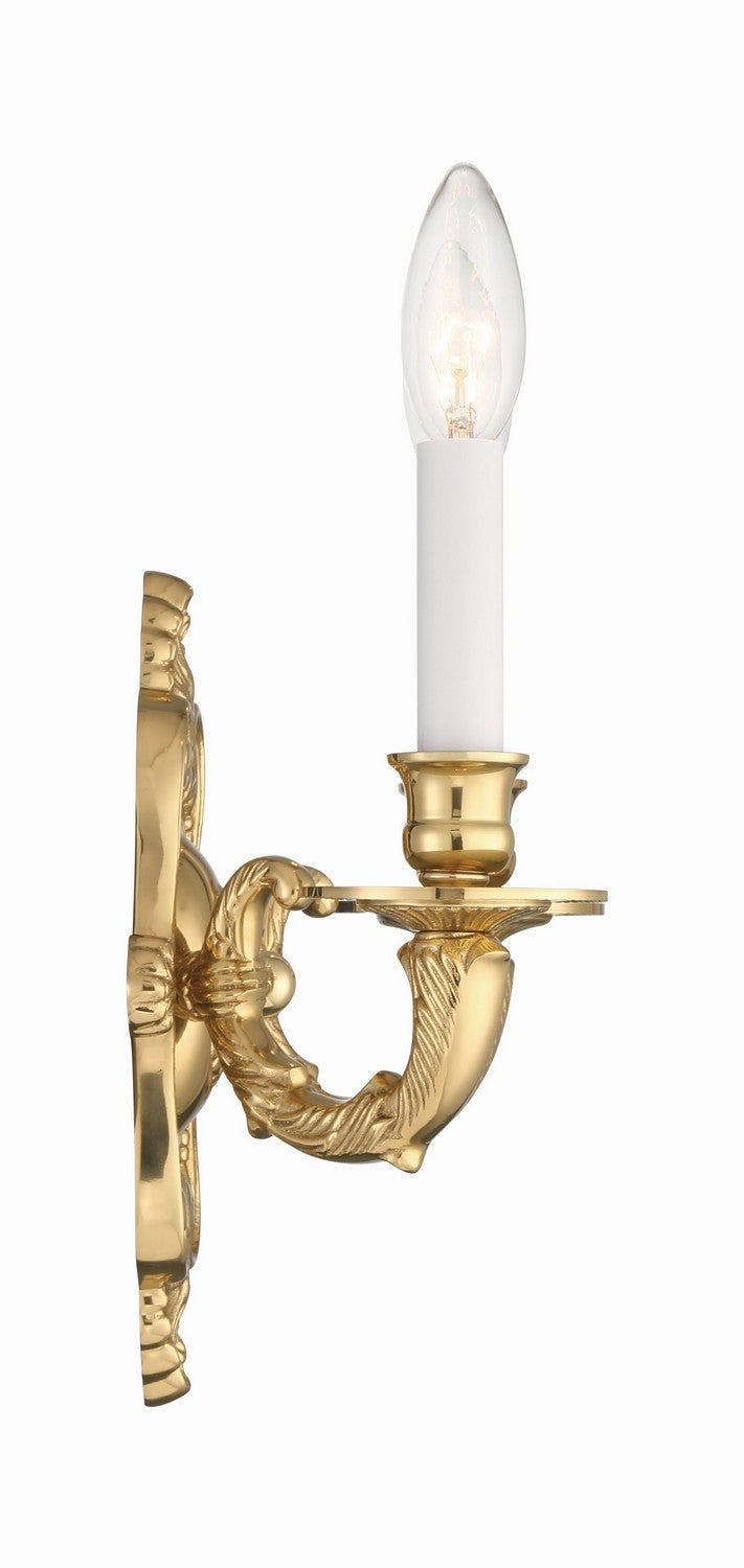 Crystorama - 642-PB - Two Light Wall Sconce - Marlowe - Polished Brass