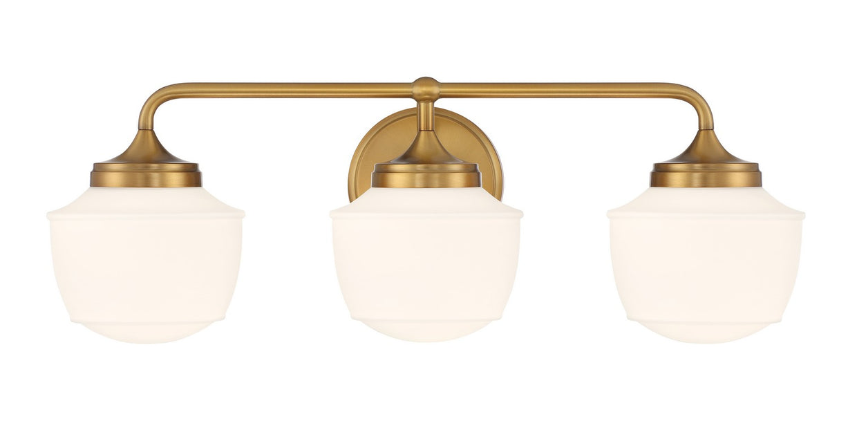 Minka-Lavery - 2573-575 - Three Light Bath Vanity - Cornwell - Aged Brass