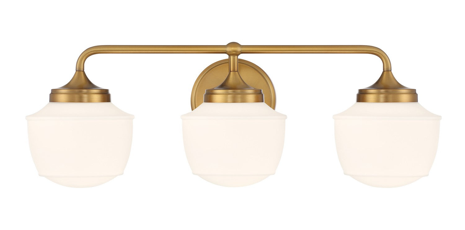 Minka-Lavery - 2573-575 - Three Light Bath Vanity - Cornwell - Aged Brass