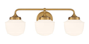 Minka-Lavery - 2573-575 - Three Light Bath Vanity - Cornwell - Aged Brass