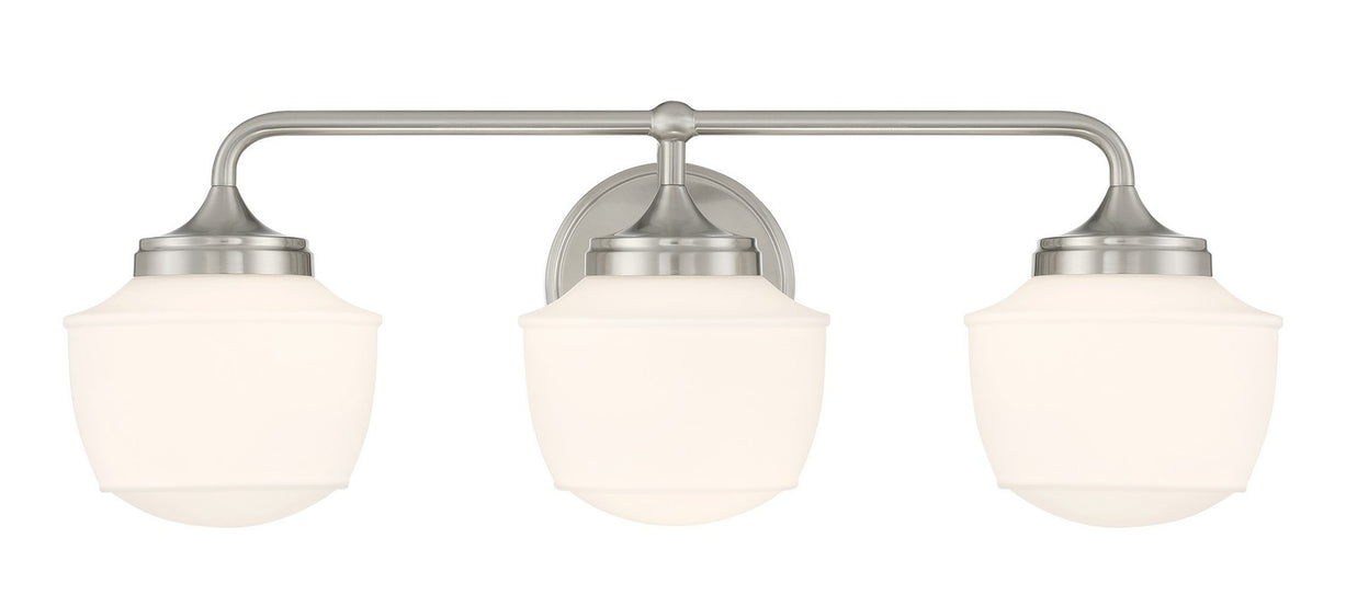 Minka-Lavery - 2573-84 - Three Light Bath Vanity - Cornwell - Brushed Nickel