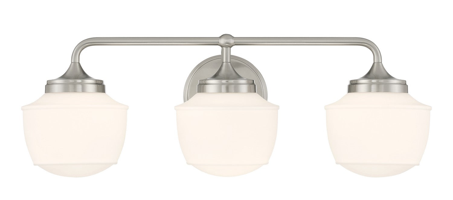 Minka-Lavery - 2573-84 - Three Light Bath Vanity - Cornwell - Brushed Nickel