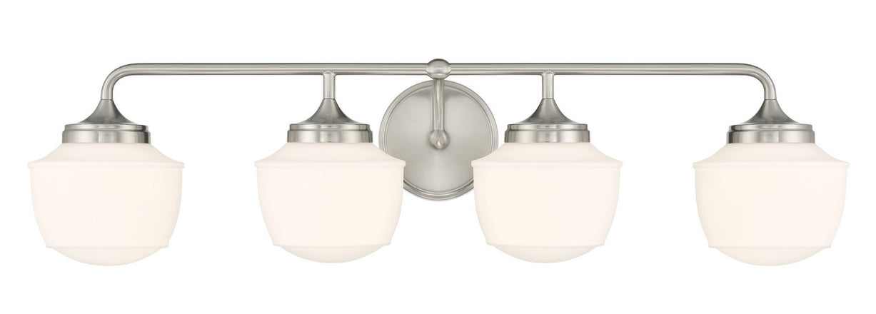Minka-Lavery - 2574-84 - Four Light Bath Vanity - Cornwell - Brushed Nickel
