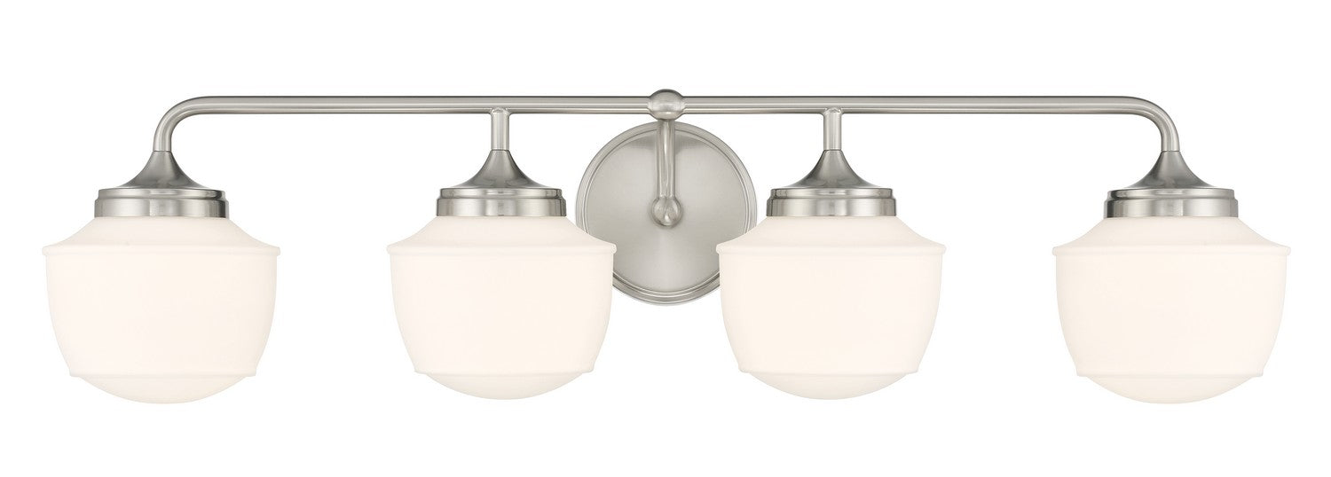 Minka-Lavery - 2574-84 - Four Light Bath Vanity - Cornwell - Brushed Nickel