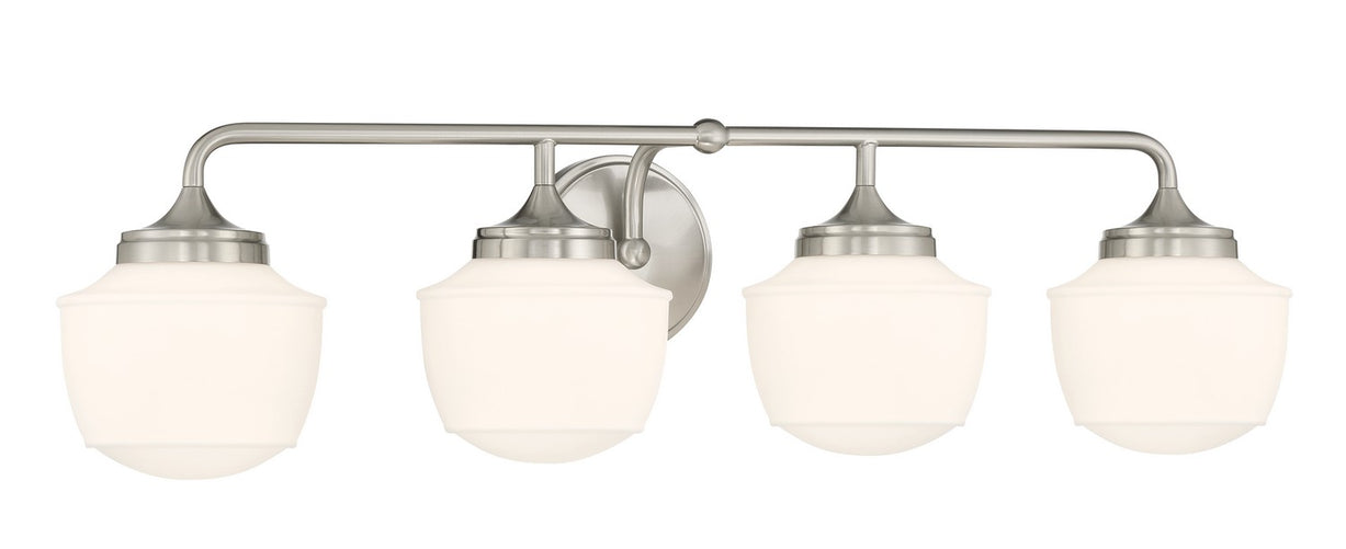Minka-Lavery - 2574-84 - Four Light Bath Vanity - Cornwell - Brushed Nickel