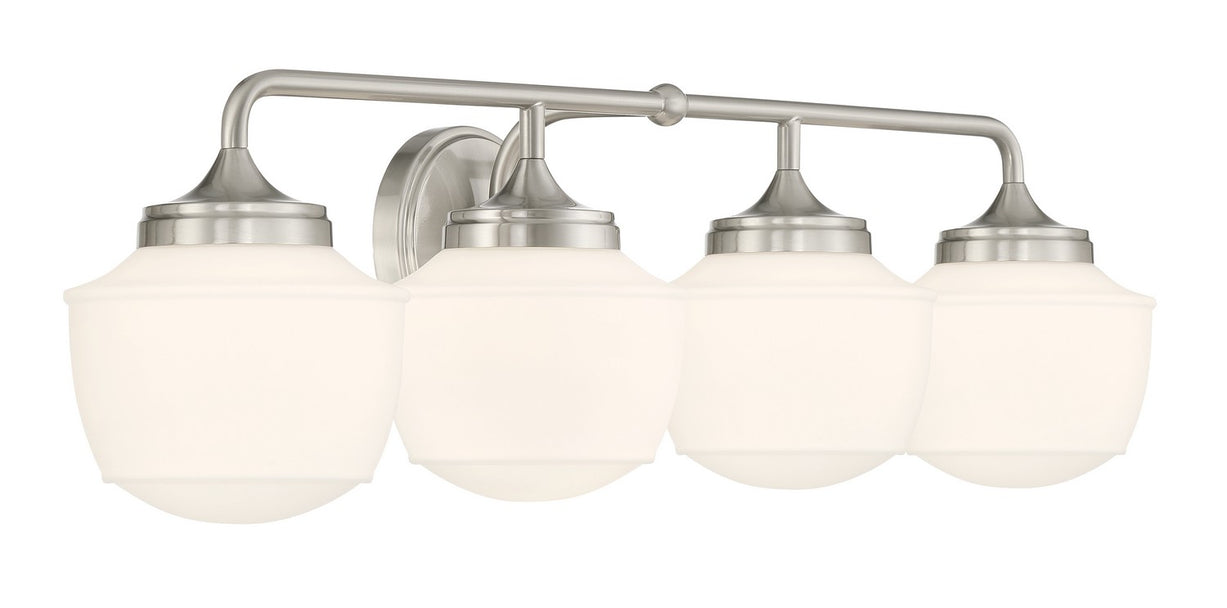 Minka-Lavery - 2574-84 - Four Light Bath Vanity - Cornwell - Brushed Nickel