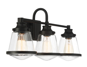 Minka-Lavery - 2583-66A - Three Light Bath Vanity - Mannsdale - Coal