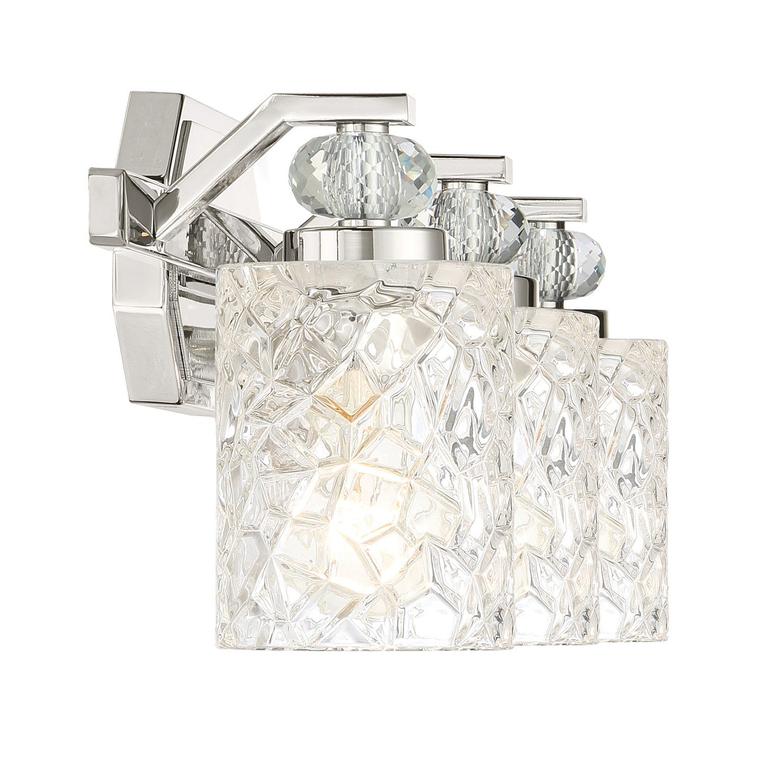 Minka-Lavery - 2613-77 - Three Light Bath Vanity - Crystal Kay - Chrome