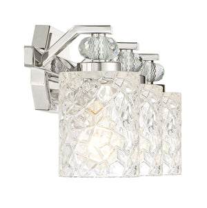 Minka-Lavery - 2613-77 - Three Light Bath Vanity - Crystal Kay - Chrome