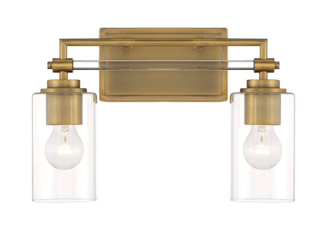 Minka-Lavery - 2642-575 - Two Light Bath Vanity - Binsly - Aged Brass