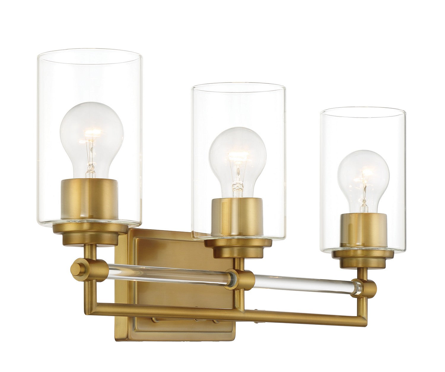 Minka-Lavery - 2643-575 - Three Light Bath Vanity - Binsly - Aged Brass