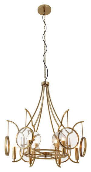 Minka-Lavery - 3816-863 - Six Light Chandelier - Into Focus - Artisan Brass
