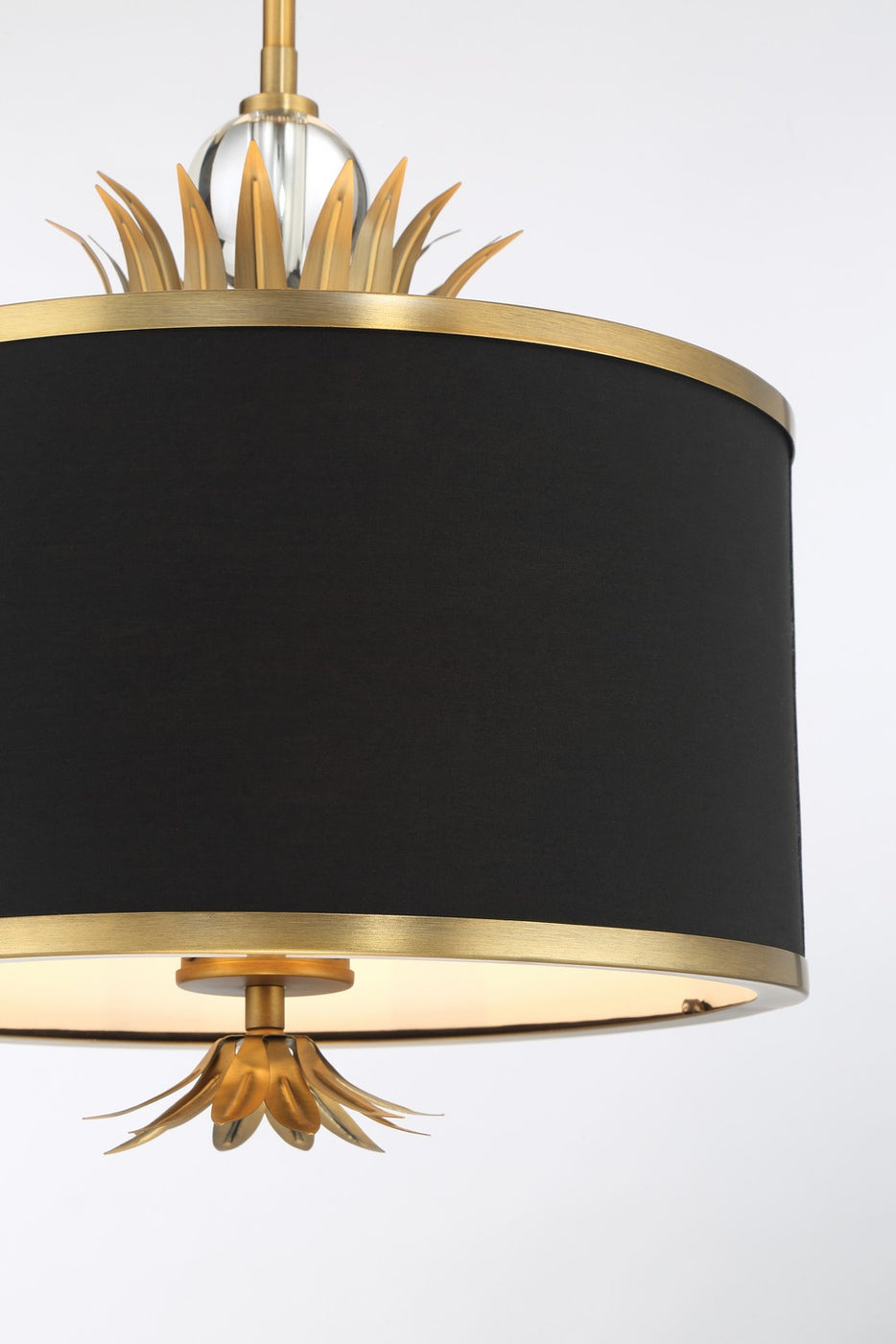 Minka-Lavery - 4583-672 - Three Light Pendant - Caprio - Brush Brass