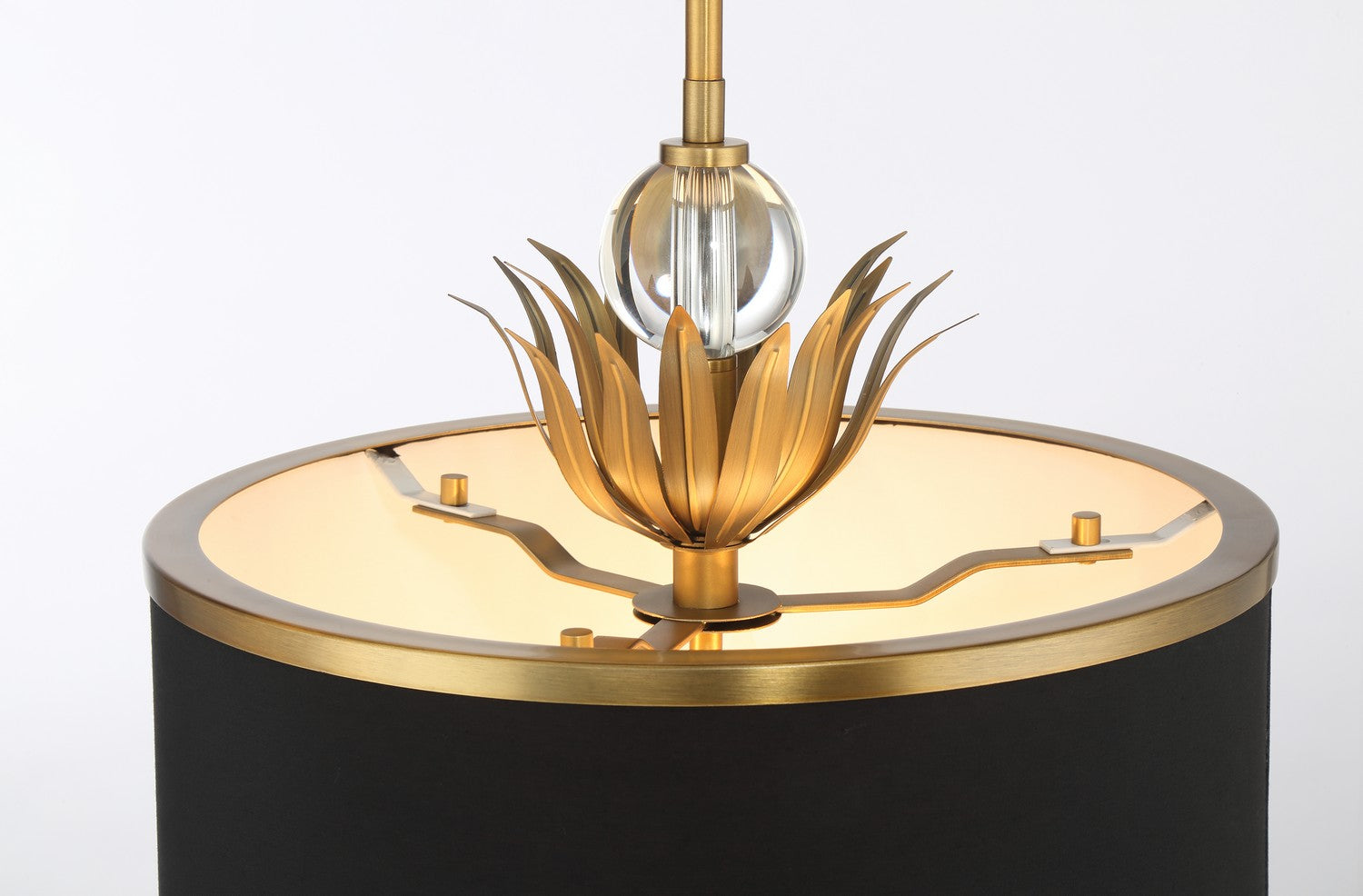 Minka-Lavery - 4583-672 - Three Light Pendant - Caprio - Brush Brass