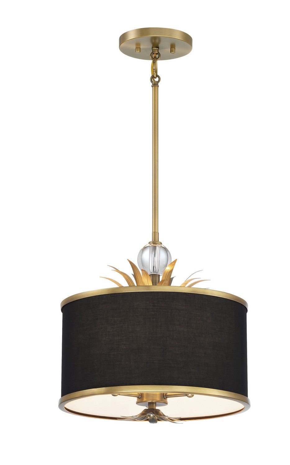 Minka-Lavery - 4583-672 - Three Light Pendant - Caprio - Brush Brass