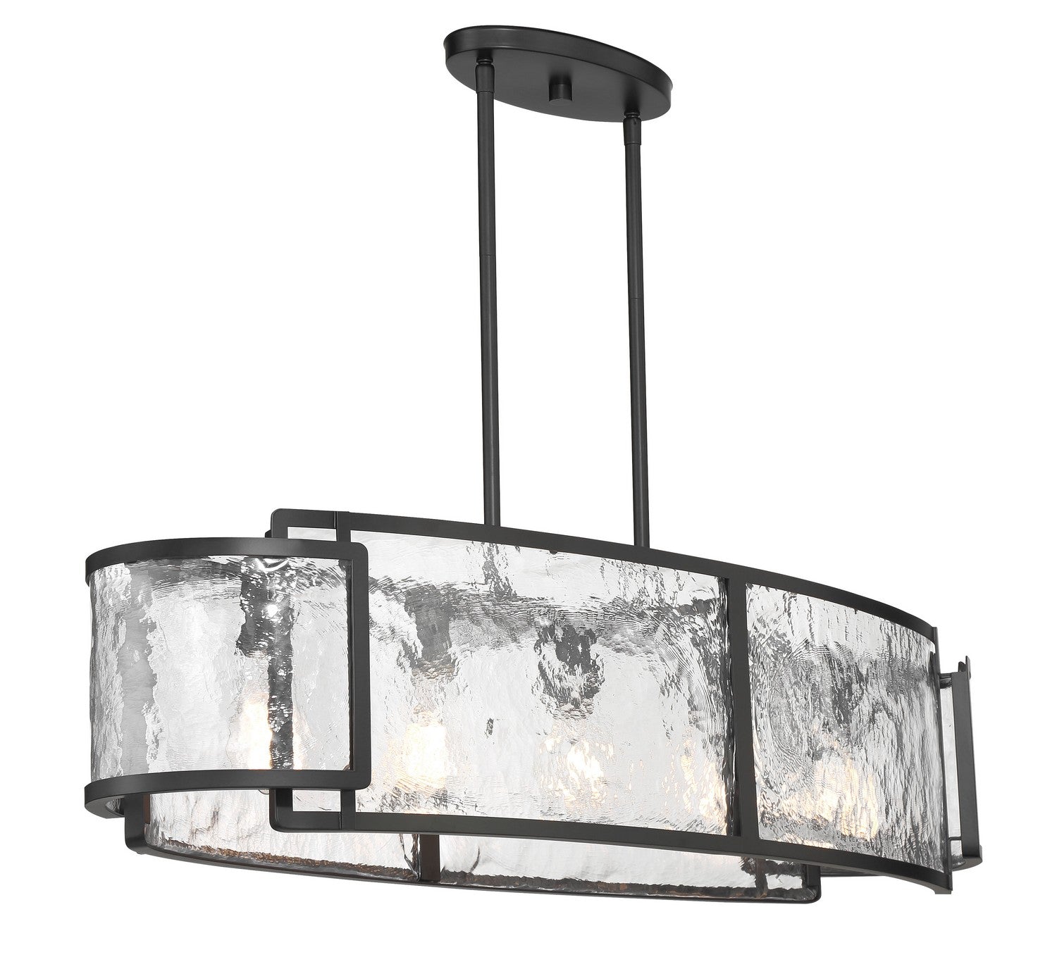 Minka-Lavery - 5268-66A - Five Light Island Pendant - Bella Collina - Coal