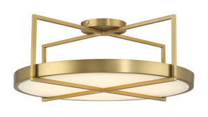 Minka-Lavery - 5617-695-L - LED Semi Flush Mount - Boada - Soft Brass