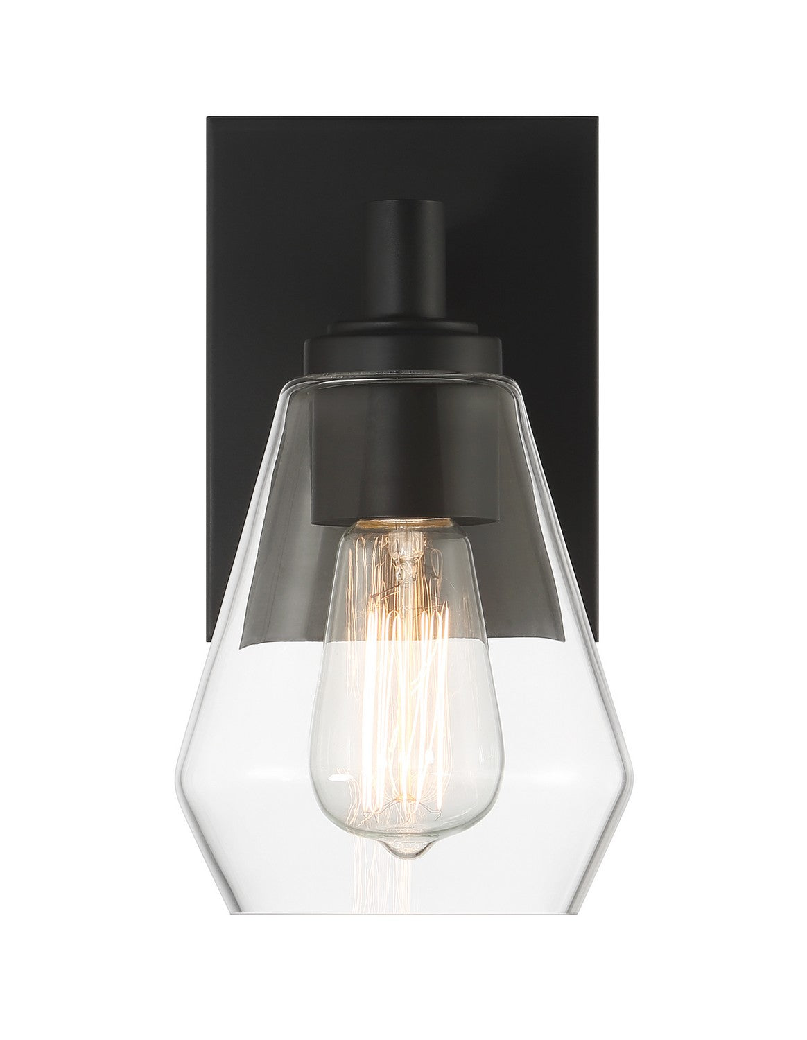 Minka-Lavery - 5701-66A - One Light Bath Vanity - Clarity - Coal