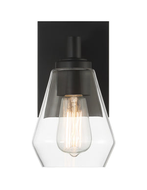 Minka-Lavery - 5701-66A - One Light Bath Vanity - Clarity - Coal