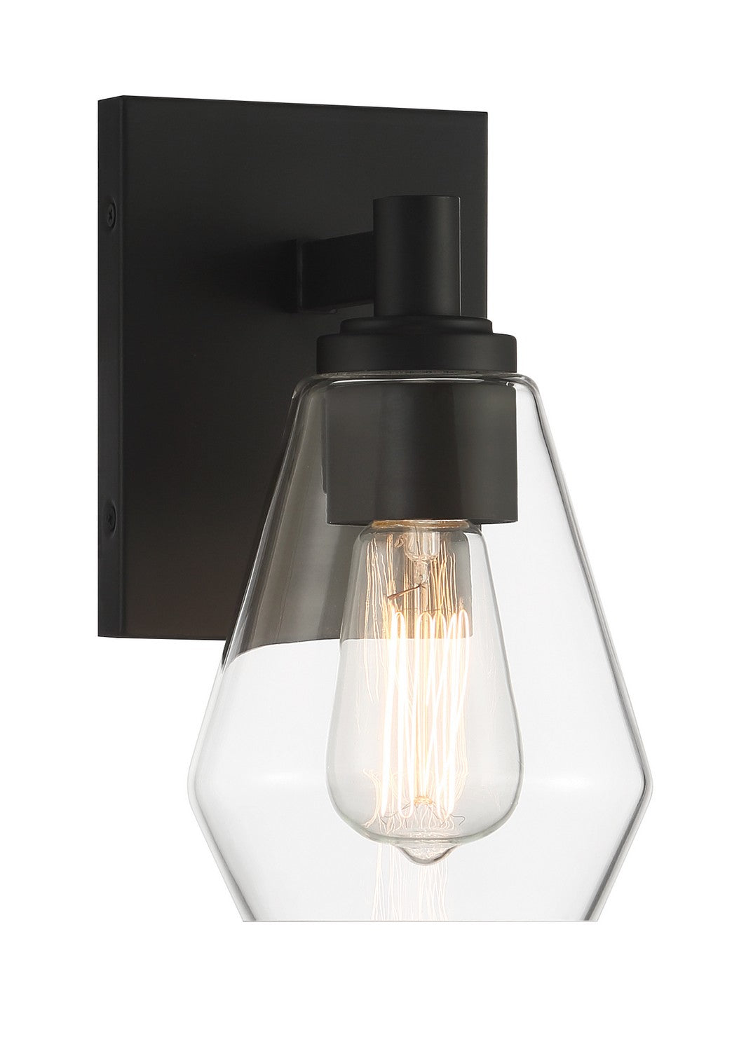 Minka-Lavery - 5701-66A - One Light Bath Vanity - Clarity - Coal