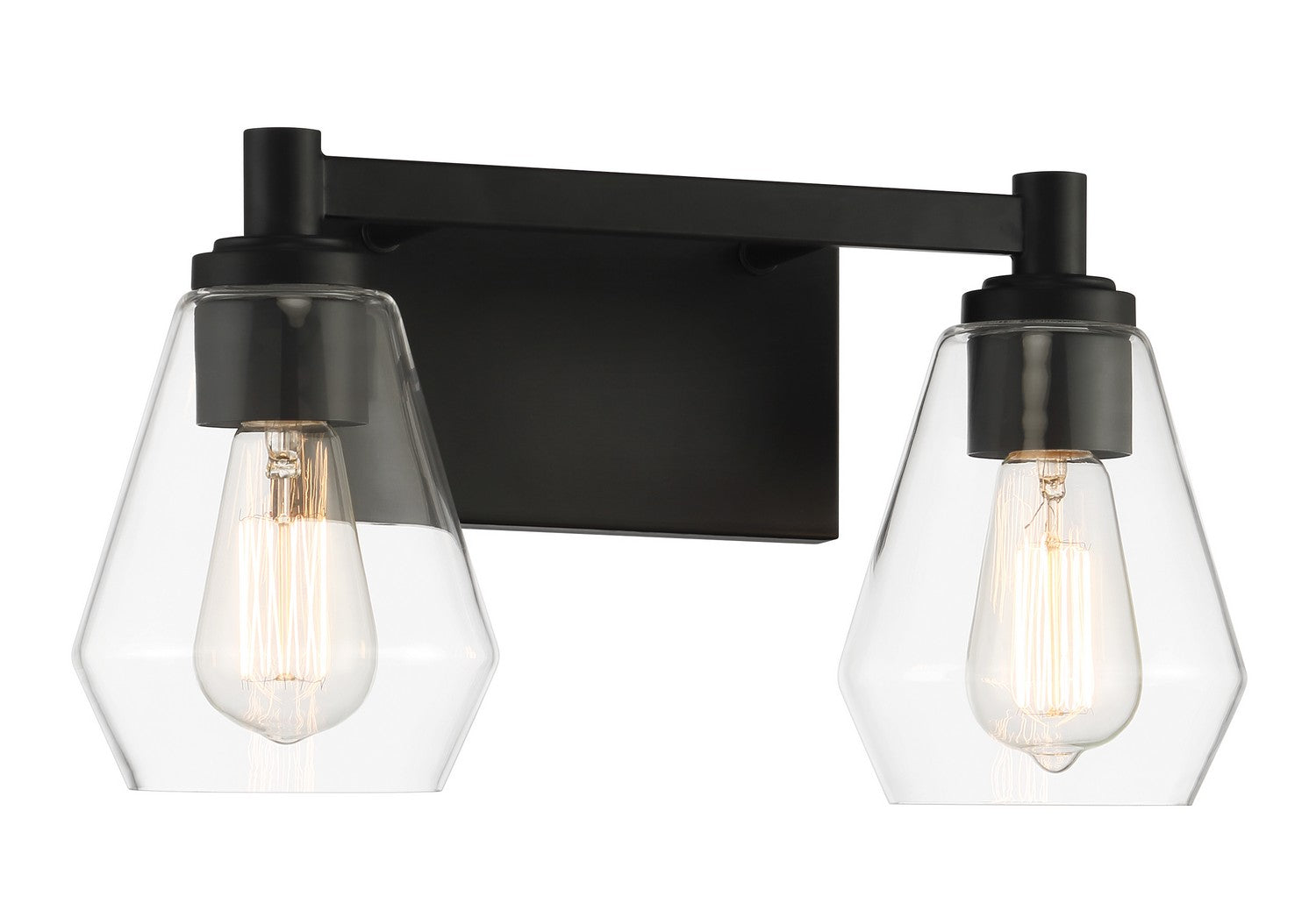 Minka-Lavery - 5702-66A - Two Light Bath Vanity - Clarity - Coal